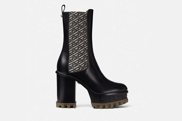Bottines "La Greca" de Versace
