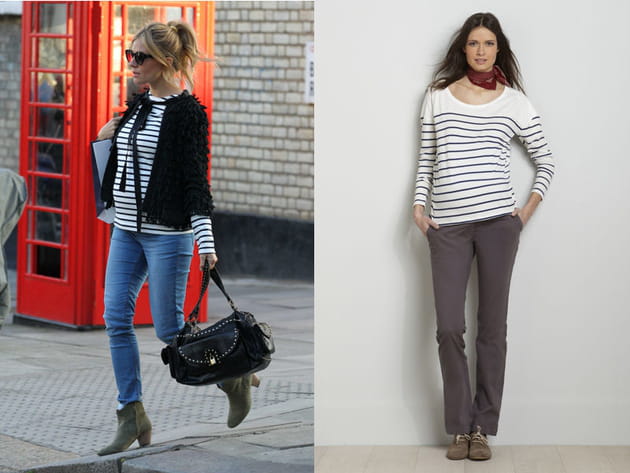 Sienna Miller : une marinière