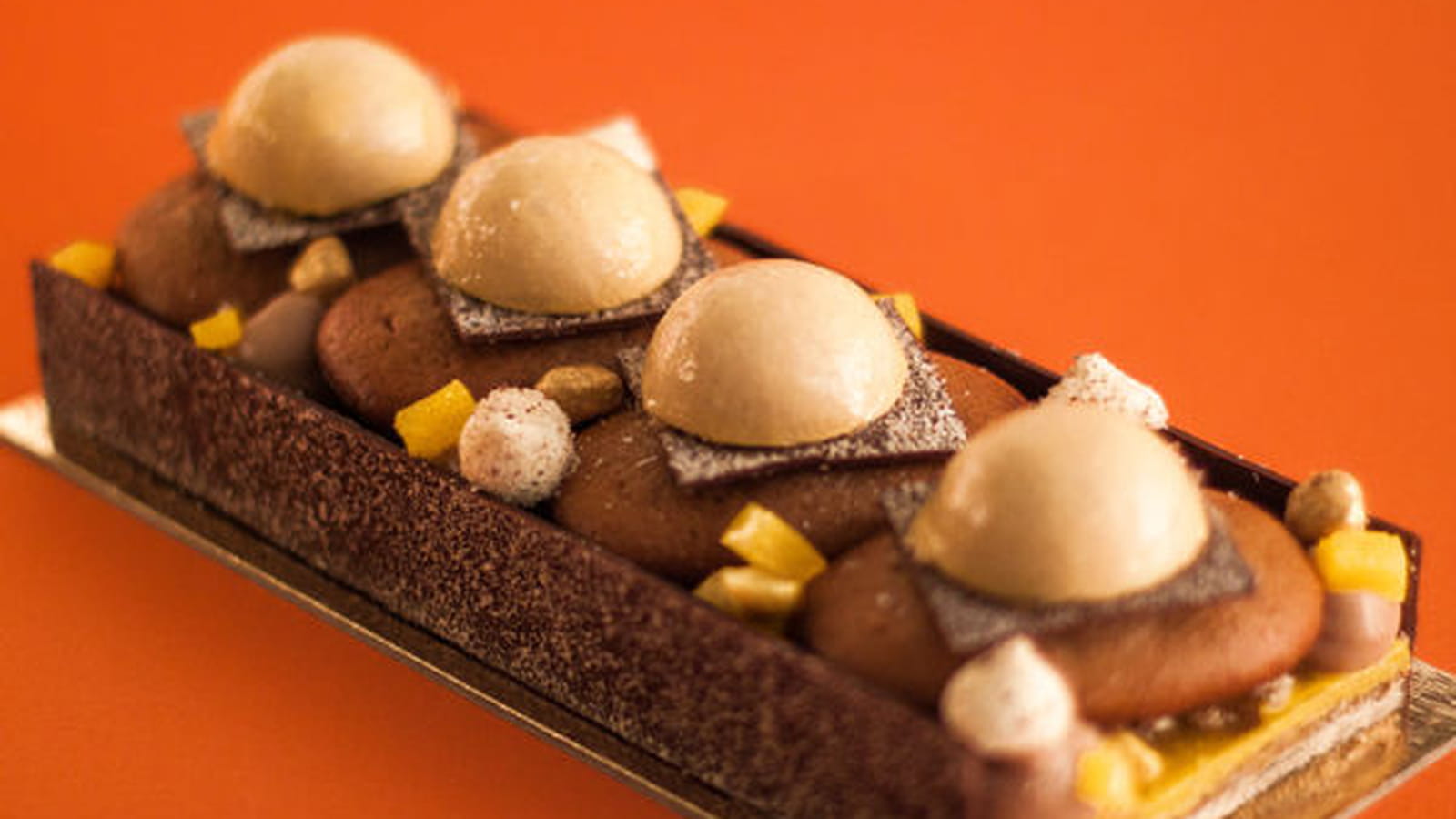 Bûche Allée d'Automne de Mesdemoiselles Madeleines