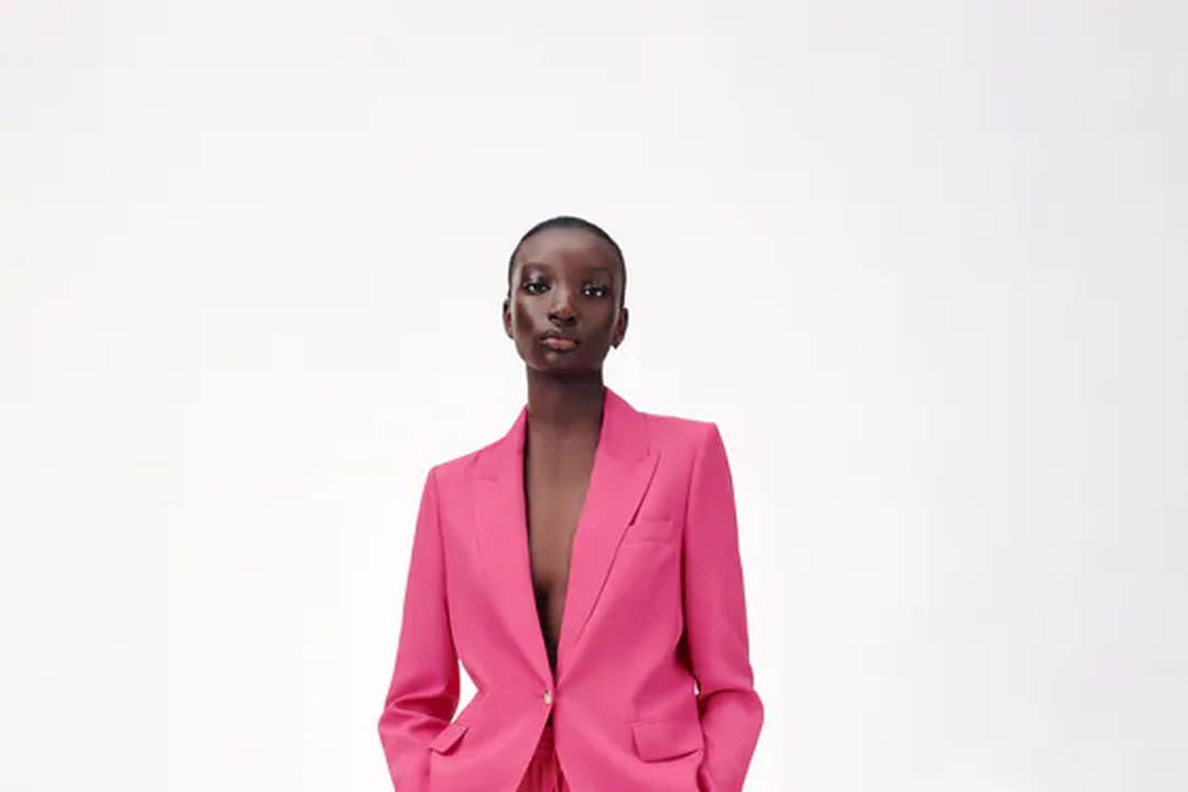 pantalon enduit zara