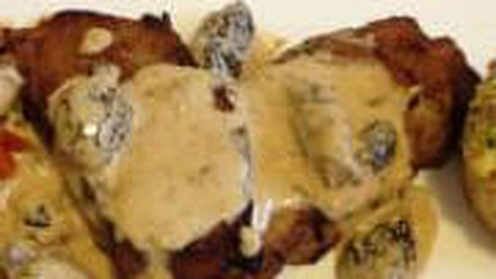 Pavé de veau sauce morilles (et sa garniture)