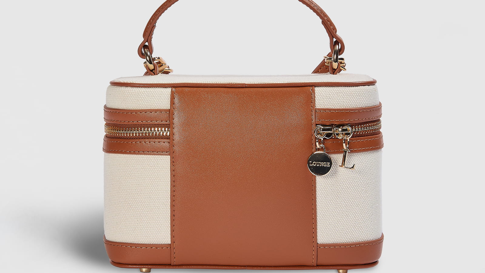 Beige Arlowe Box Bag