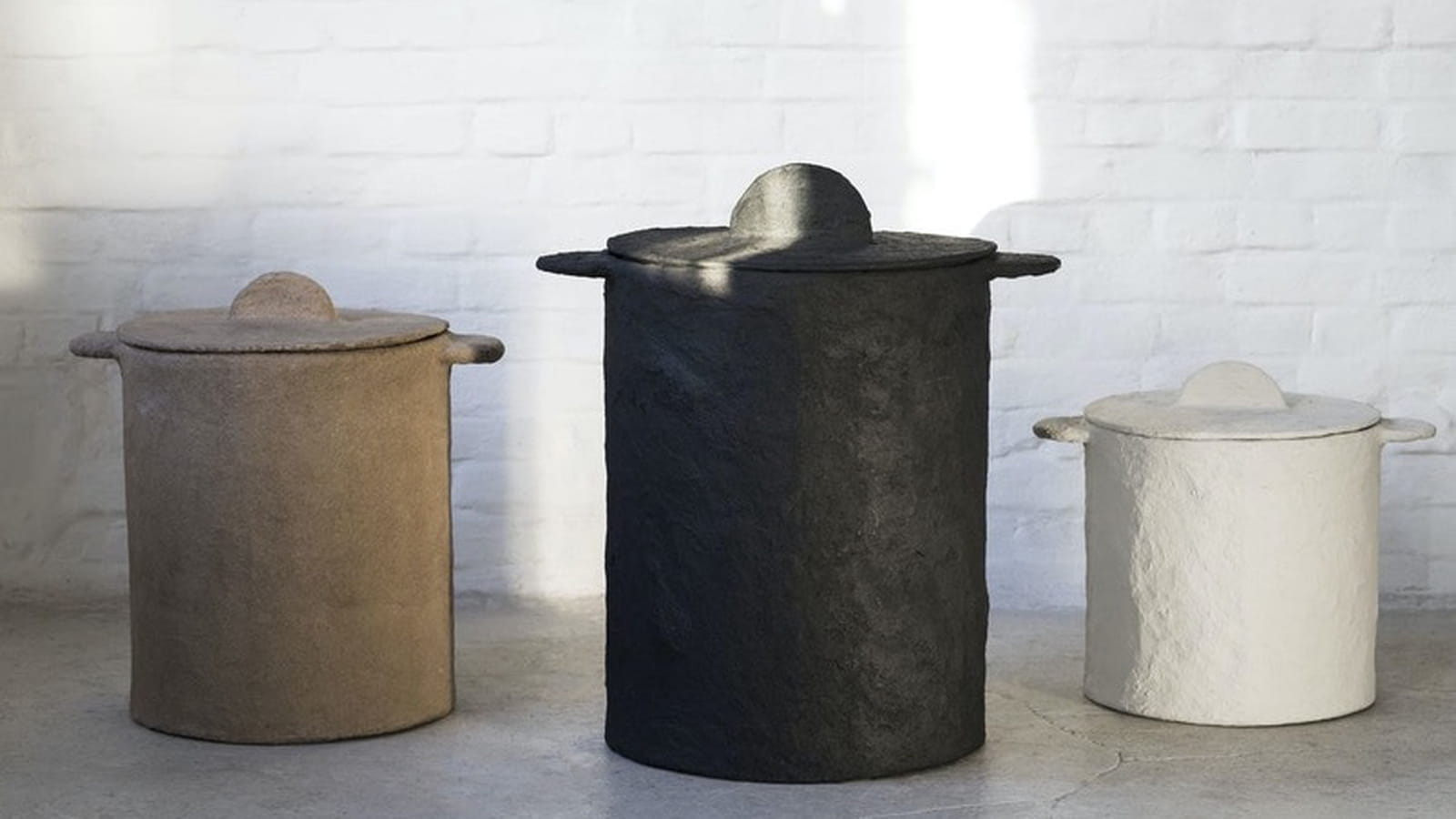 Paniers en papier mâché