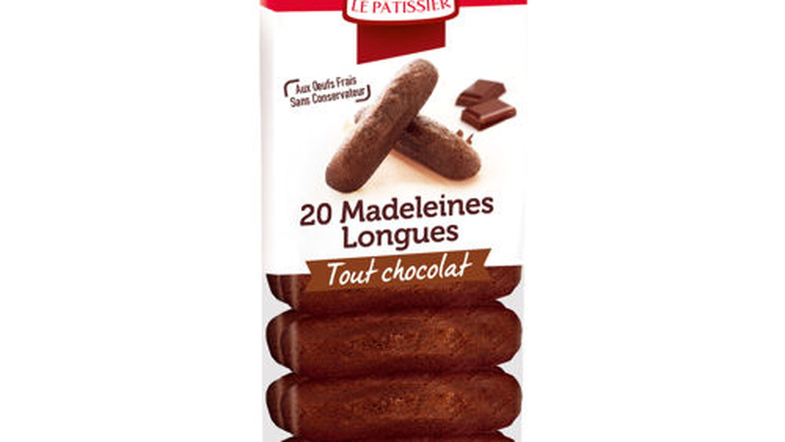 Madeleines longues au chocolat de Le Ster Le Pâtissier