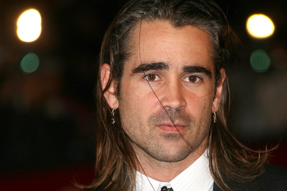 Colin Farrell, cheveux longs