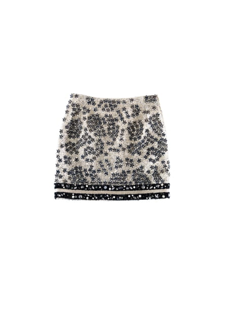 Jupe brod&eacute;e collection Giambattista Valli x H&M hiver