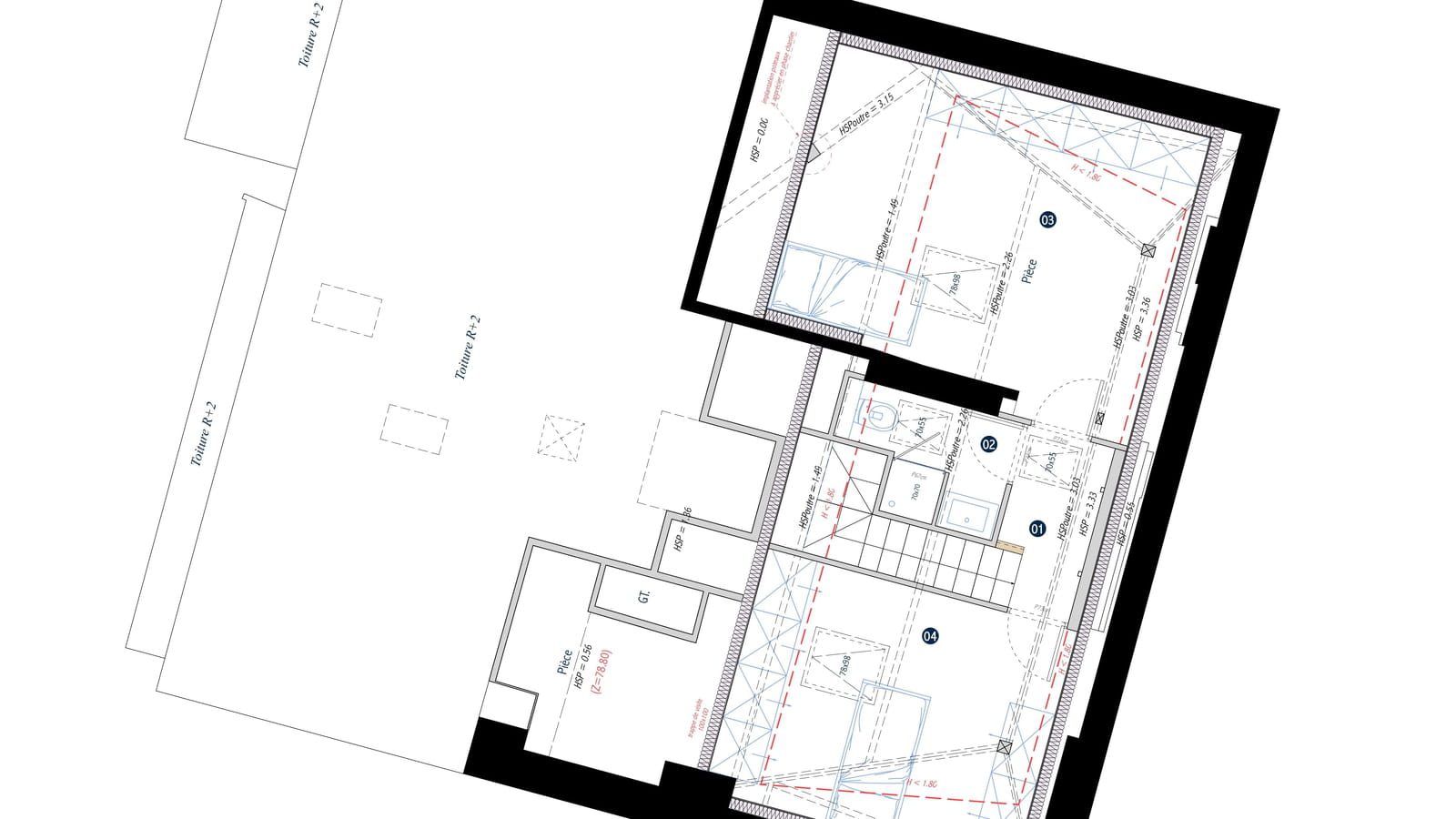 Plan combles après 
