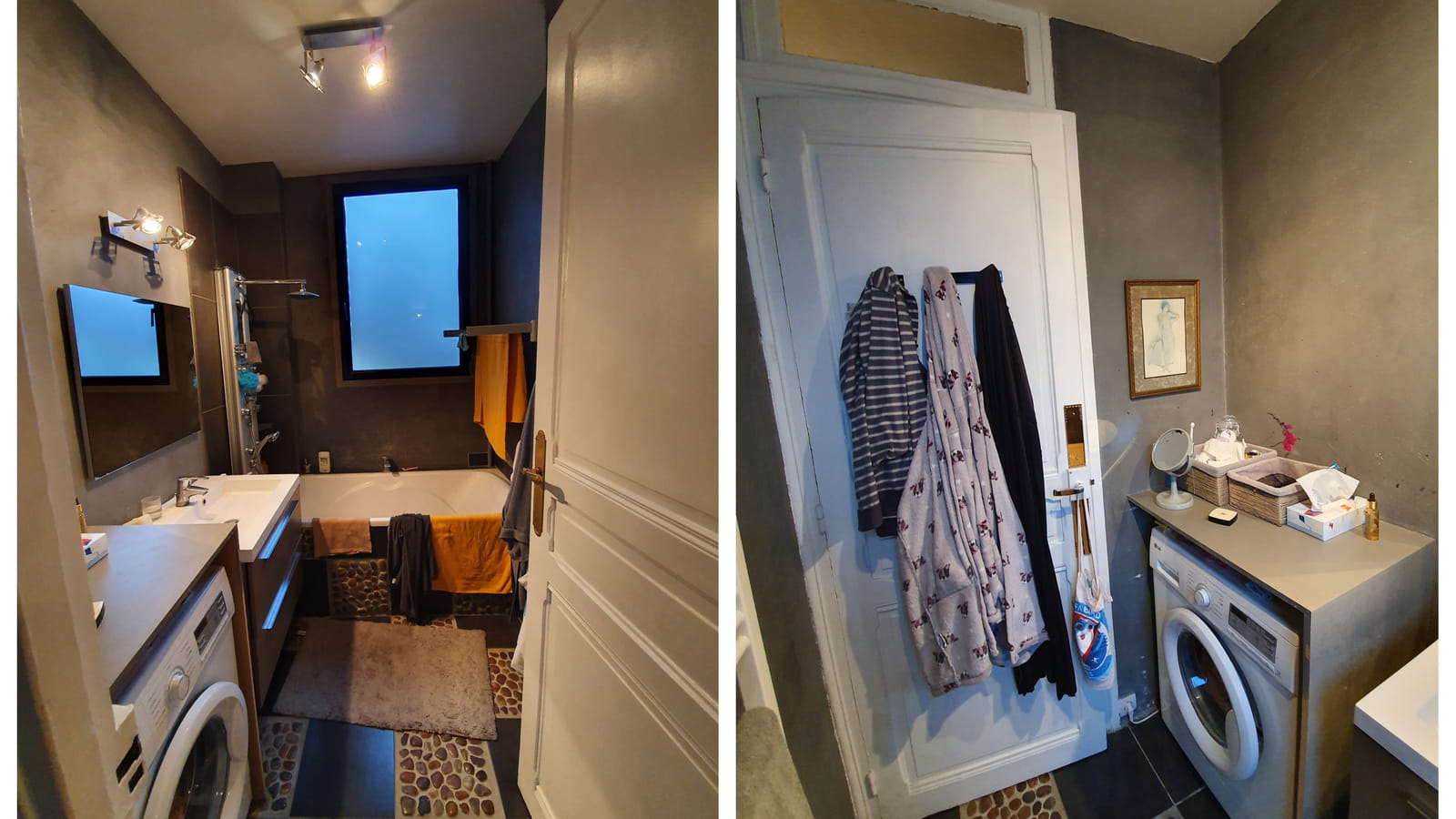 Salle de bains avant 