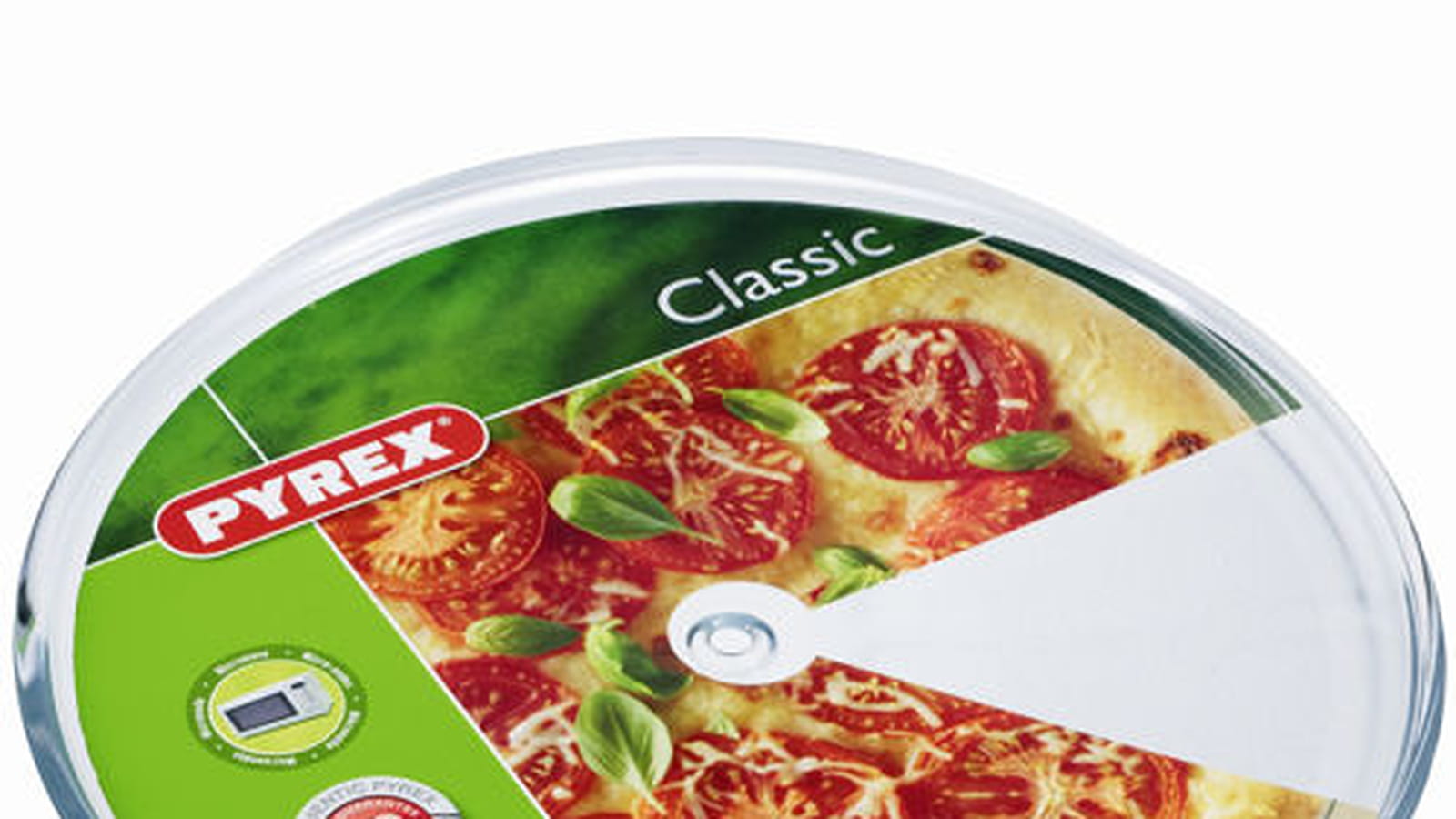 Plat à pizza de Pyrex