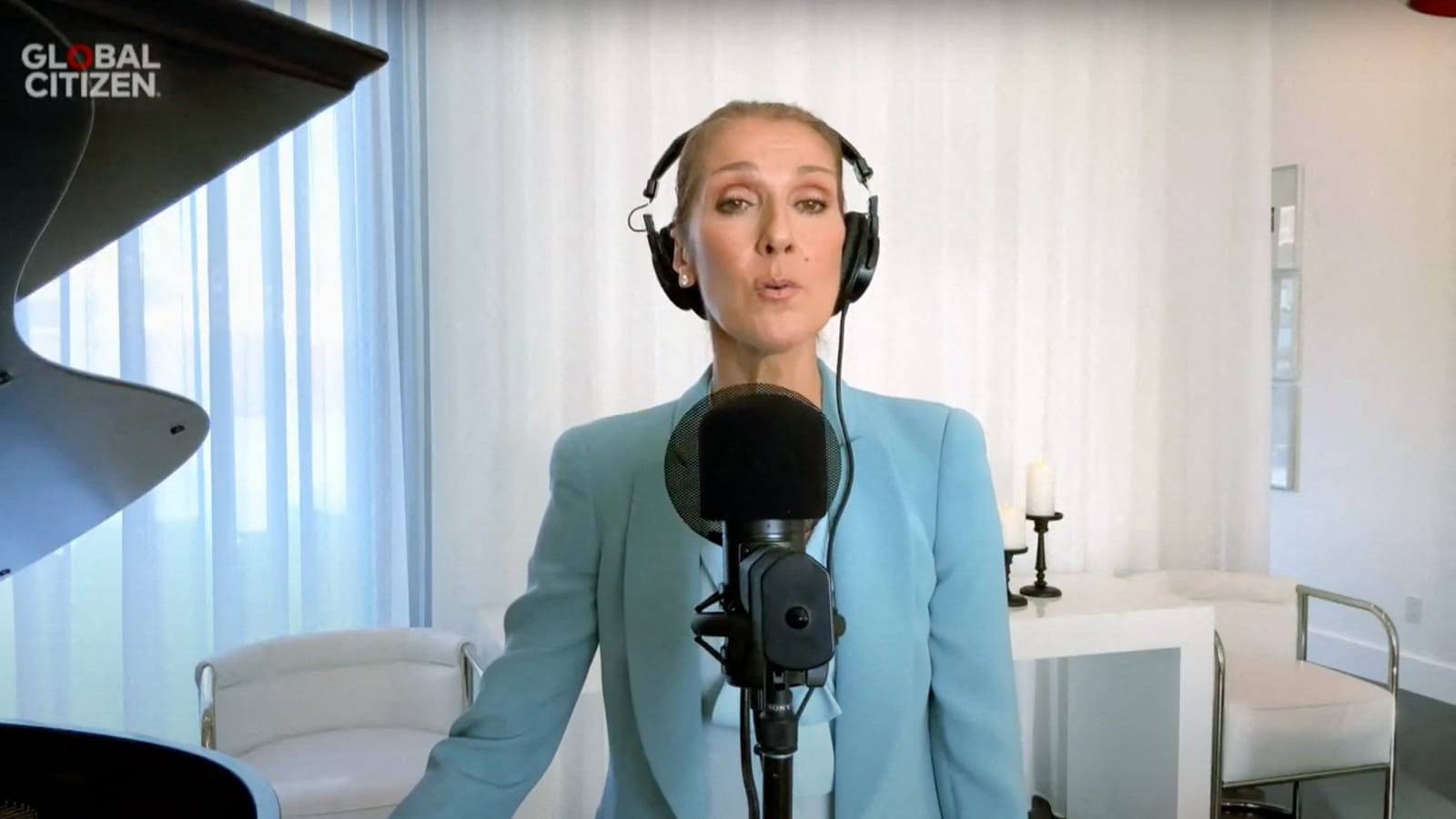 Céline chante au One World Together At Home Concert