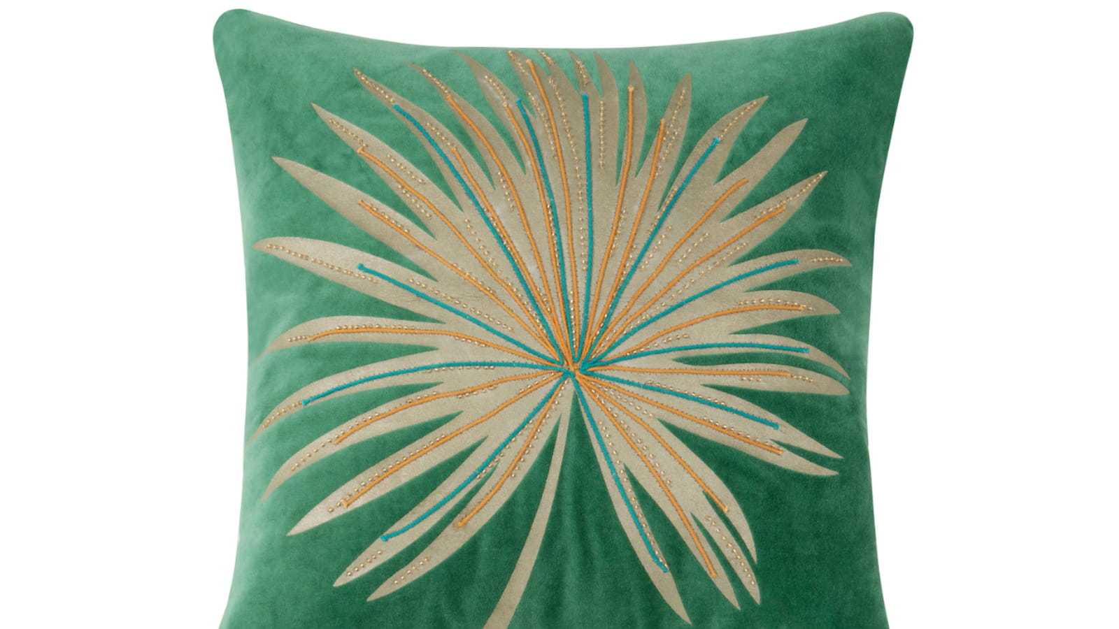 Housse de coussin végétale Maisons du Monde 