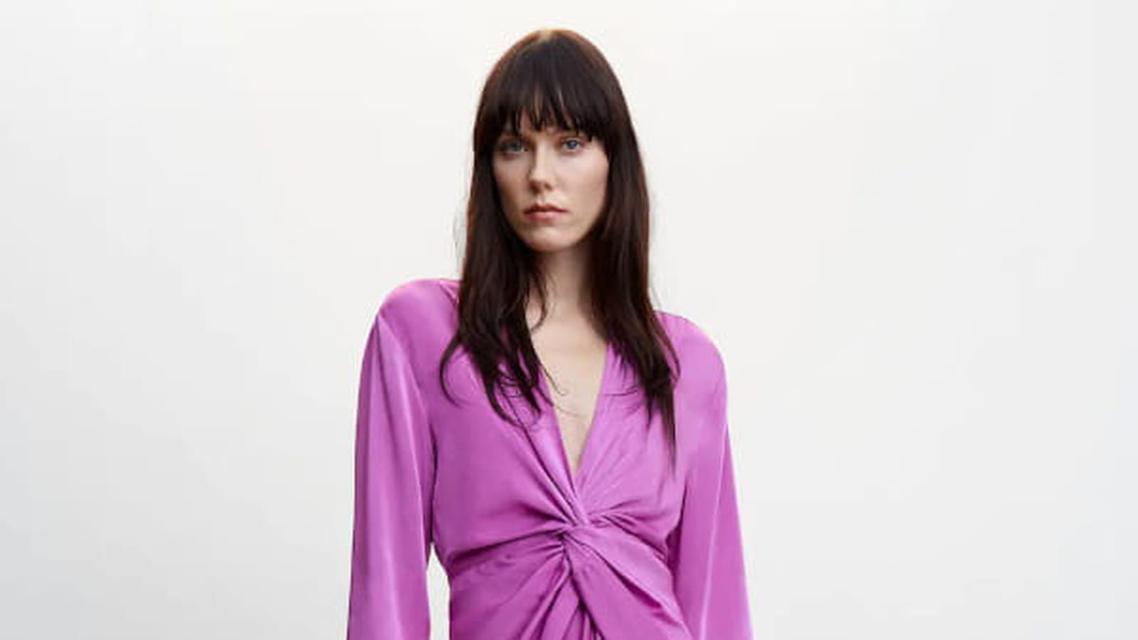 Robe à nœud Mango 