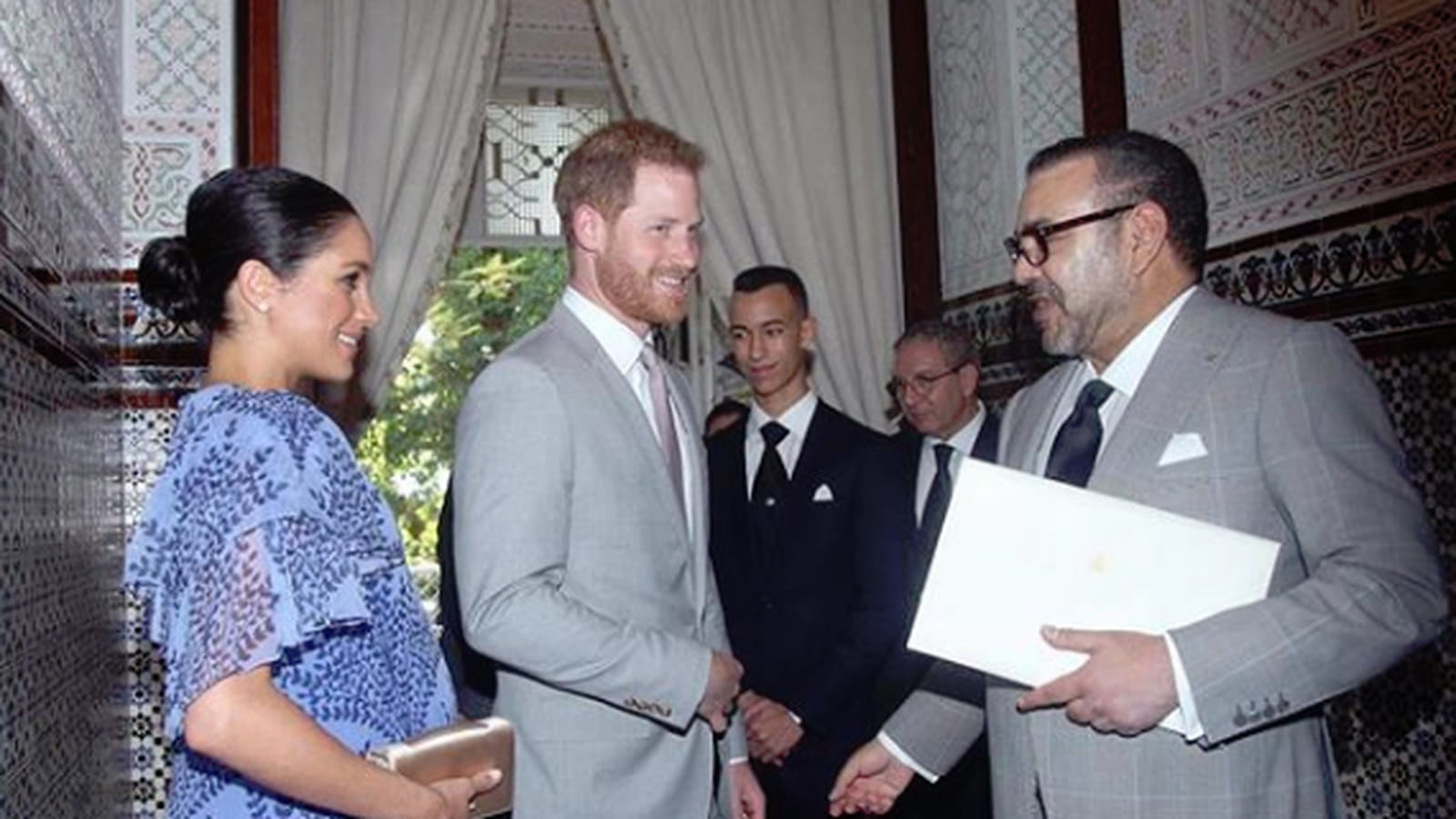 Meghan Markle, le Prince Harry, Mohamed VI