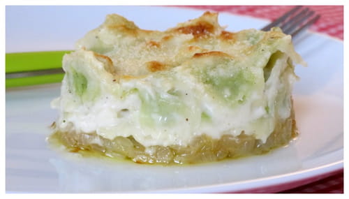 Gratin de ravioles aux oignons caramélisés