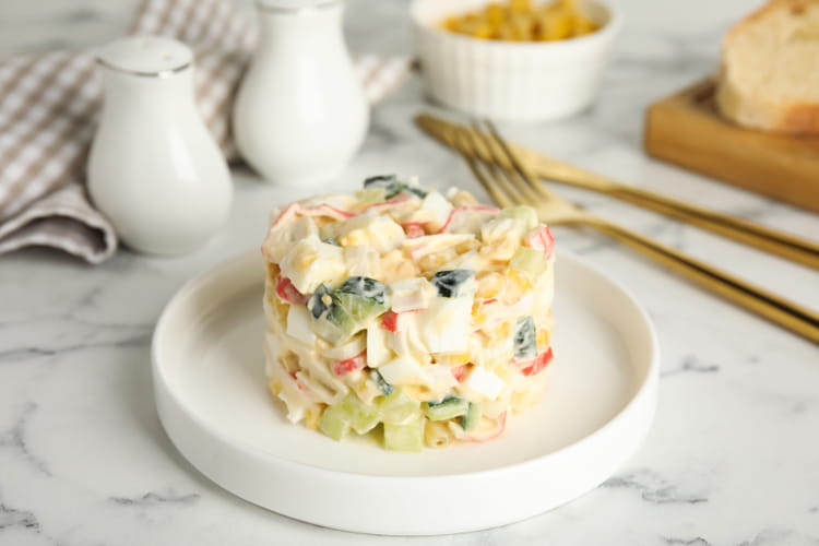 Recettes avec du surimi : cake, salade, p&acirc;tes...