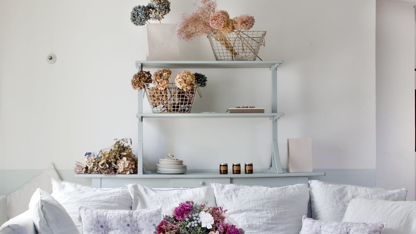 Hortensias séchés