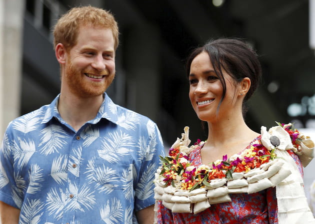 Le prince Harry et Meghan Markle en visite aux &icirc;les Fidji, 24&nbsp;octobre 2018.