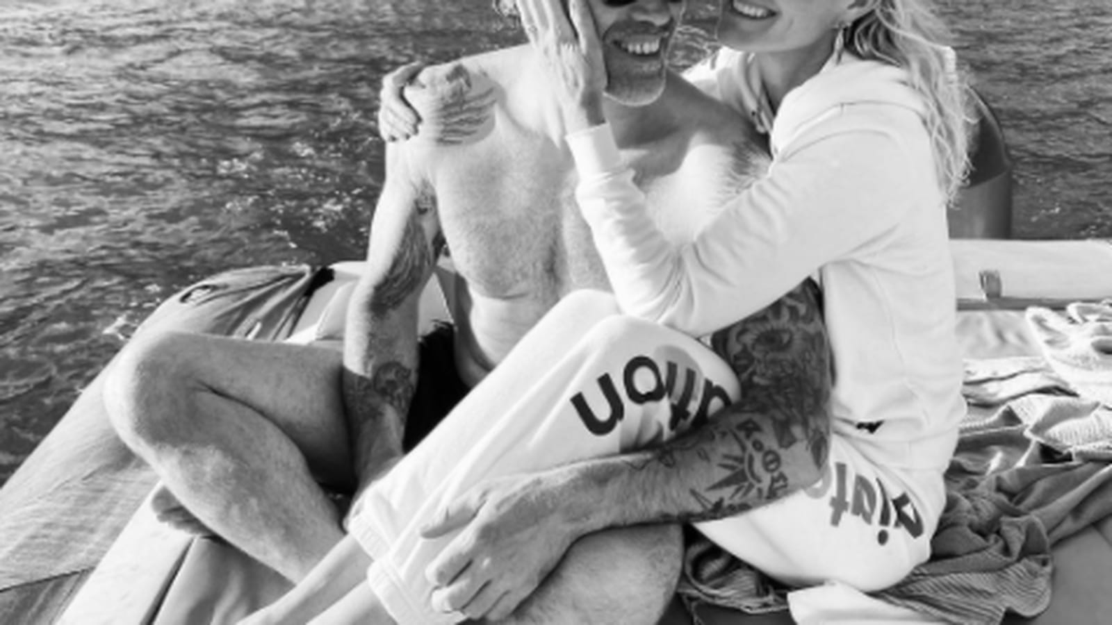 Jalil Lespert et Laeticia Hallyday
