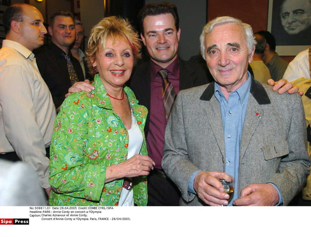 Avec Annie Cordy en 2005