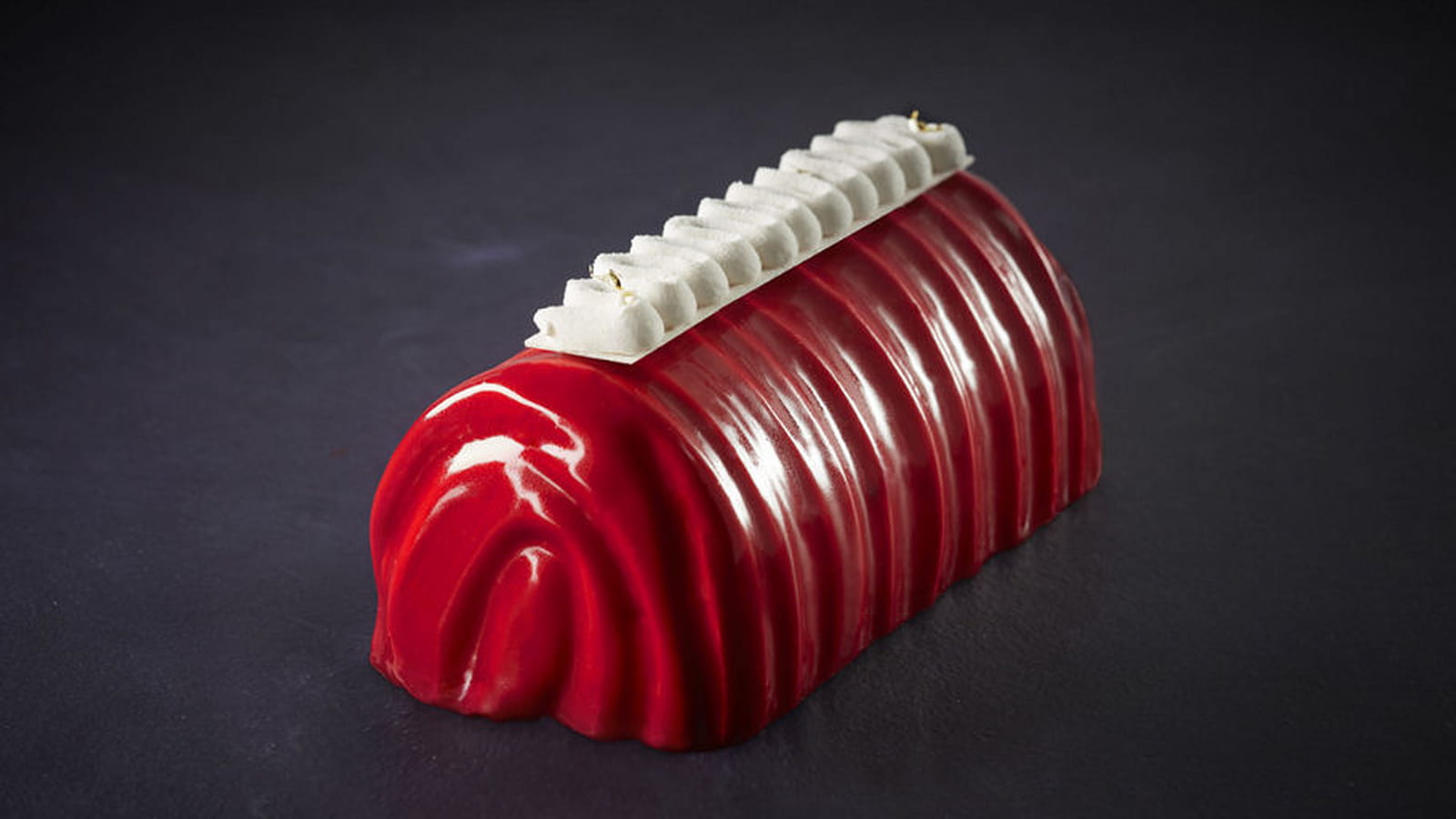 Bûche flamboyante de Cyril Lignac 