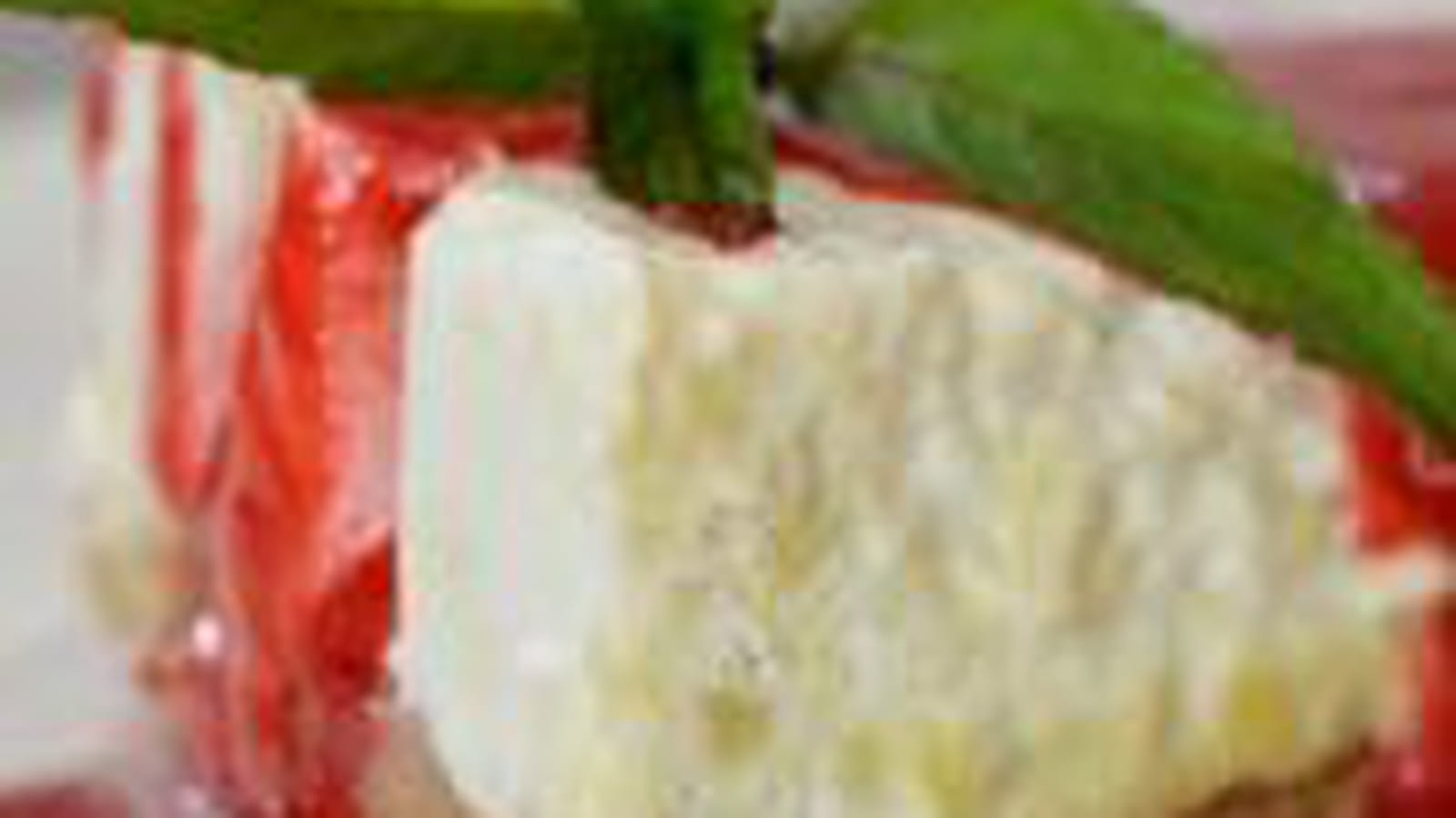 Cheesecake à la rhubarbe