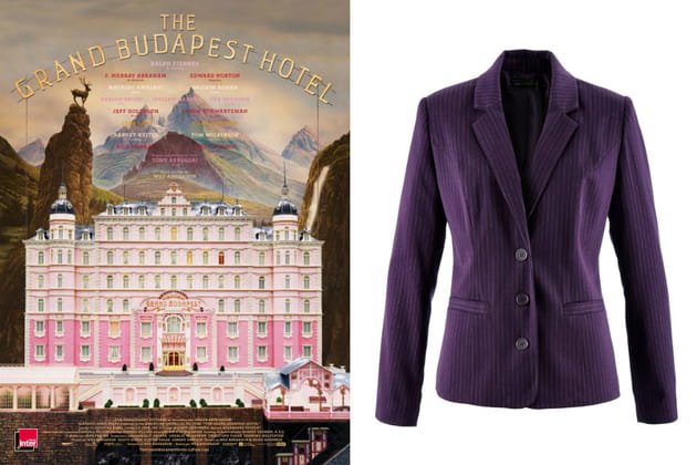 Un blazer violet façon Monsieur Gustave dans "The Grand Budapest Hotel"