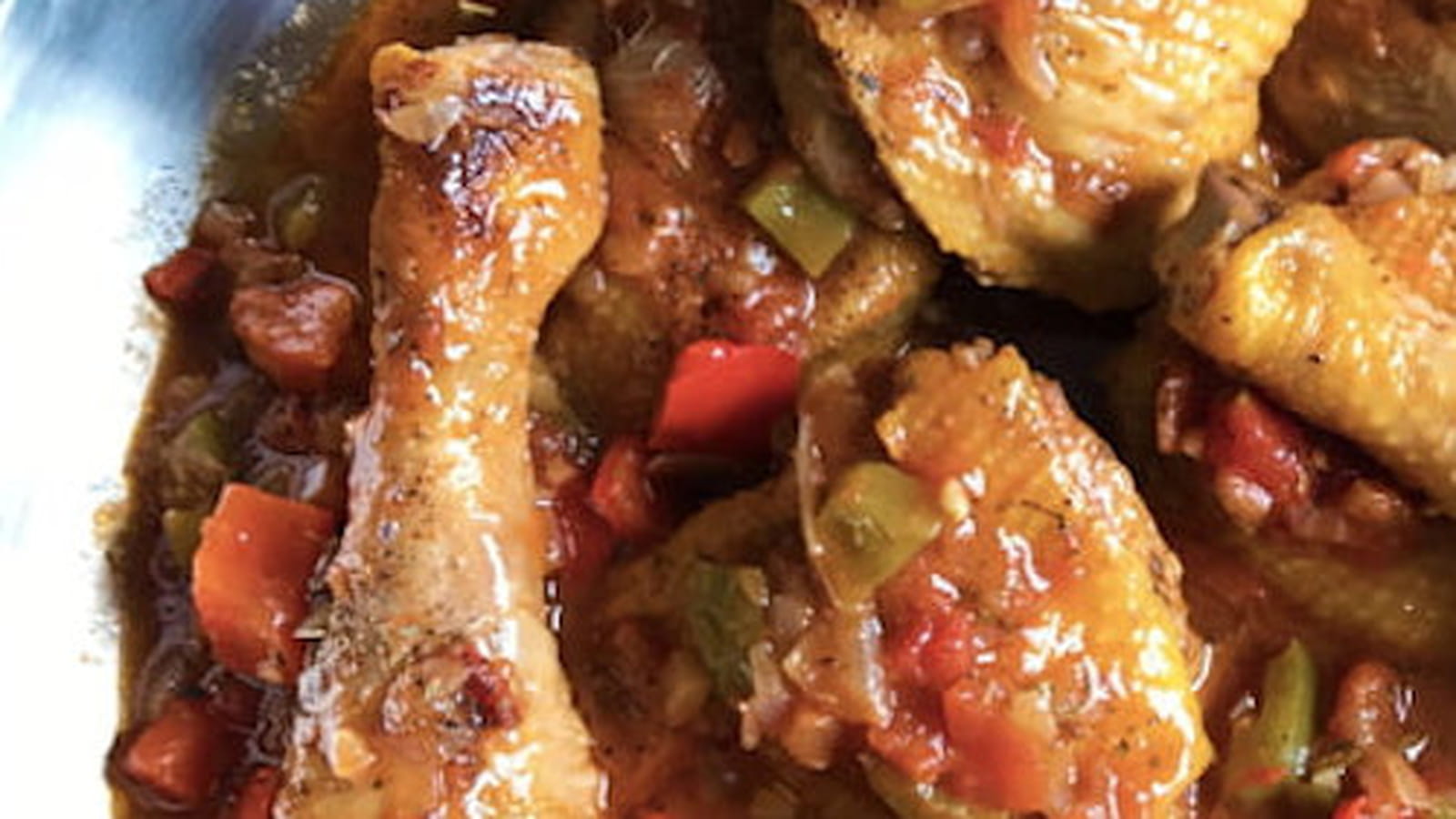 Poulet façon basquaise