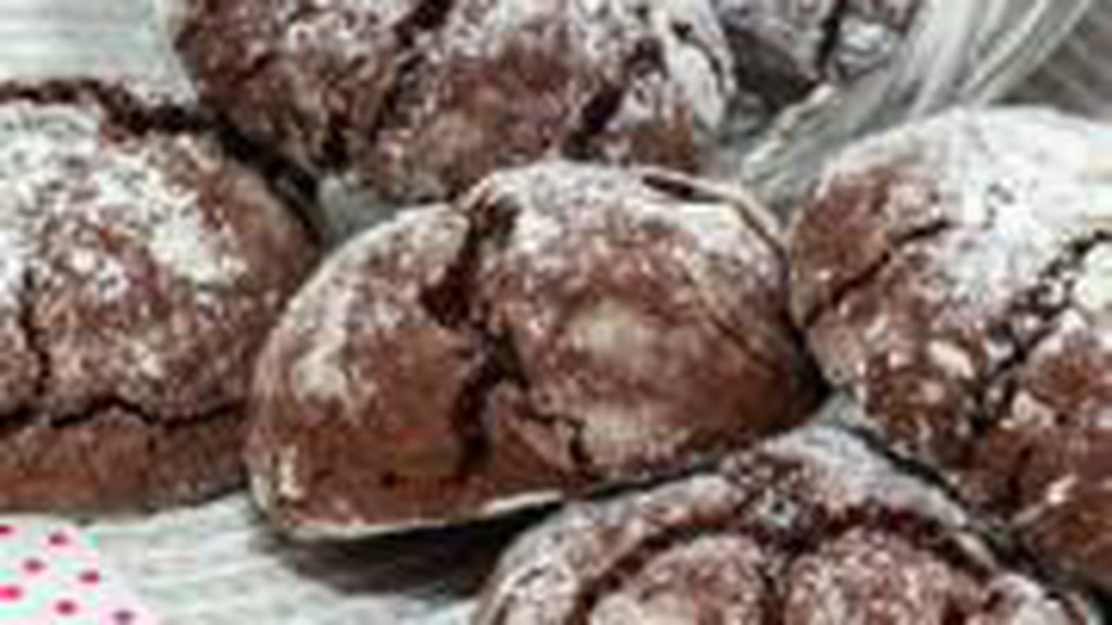 Mes craquelés au chocolat