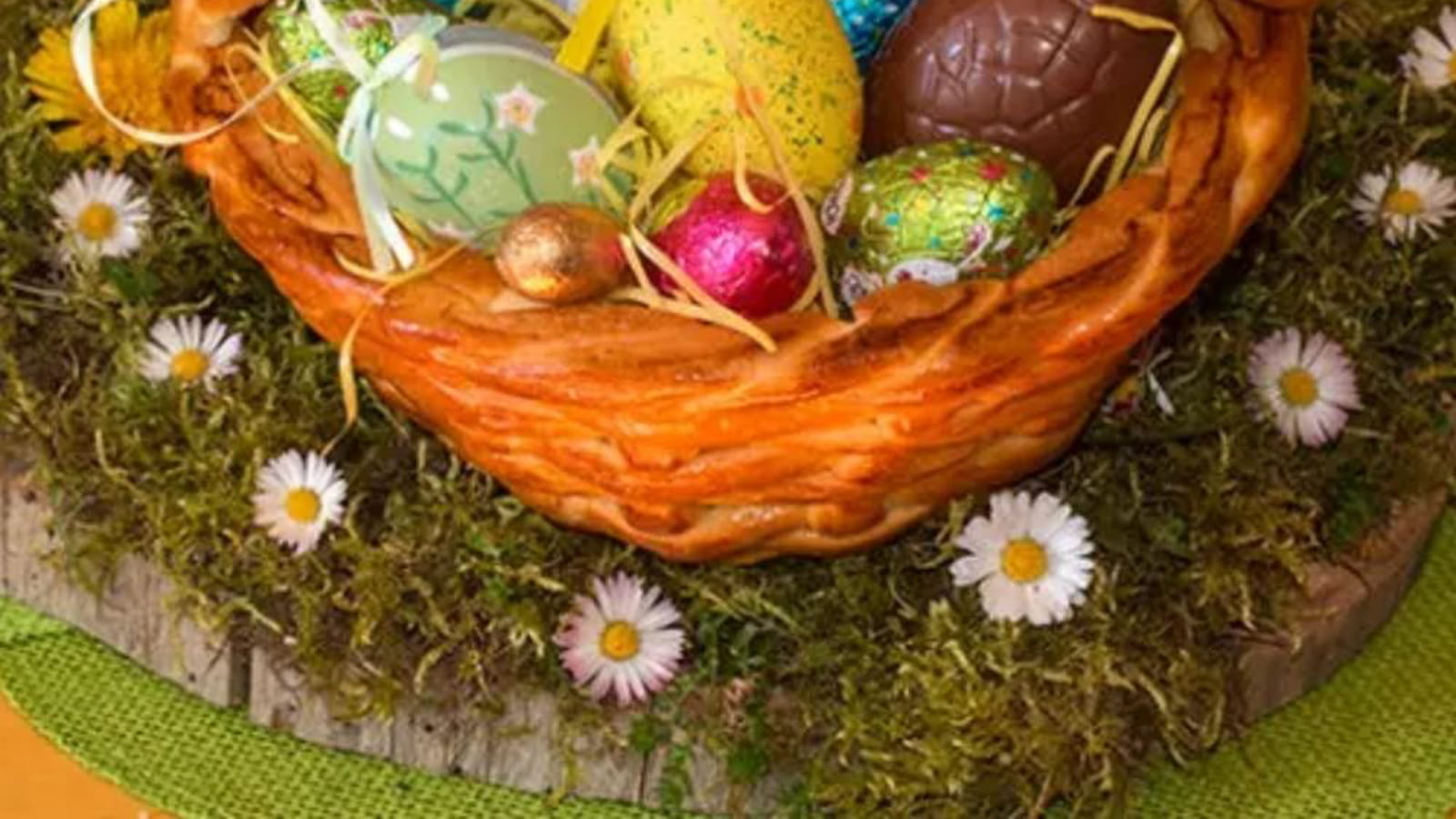 Panier brioché pour Pâques