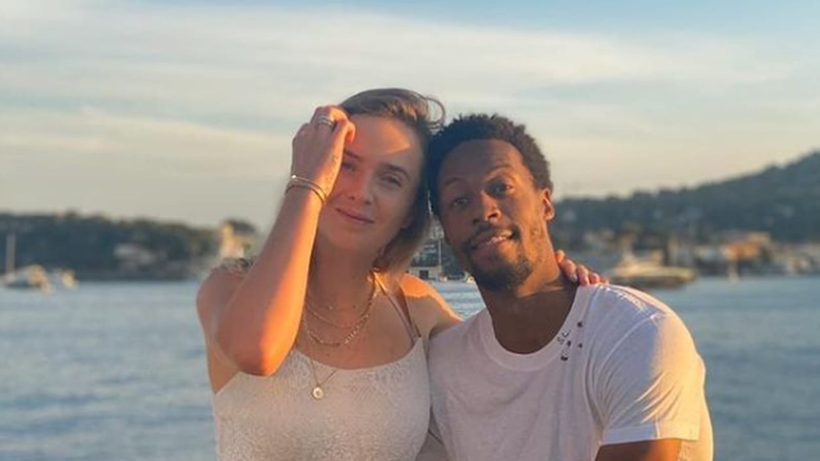 Elina Svitolina et Gaël Monfils