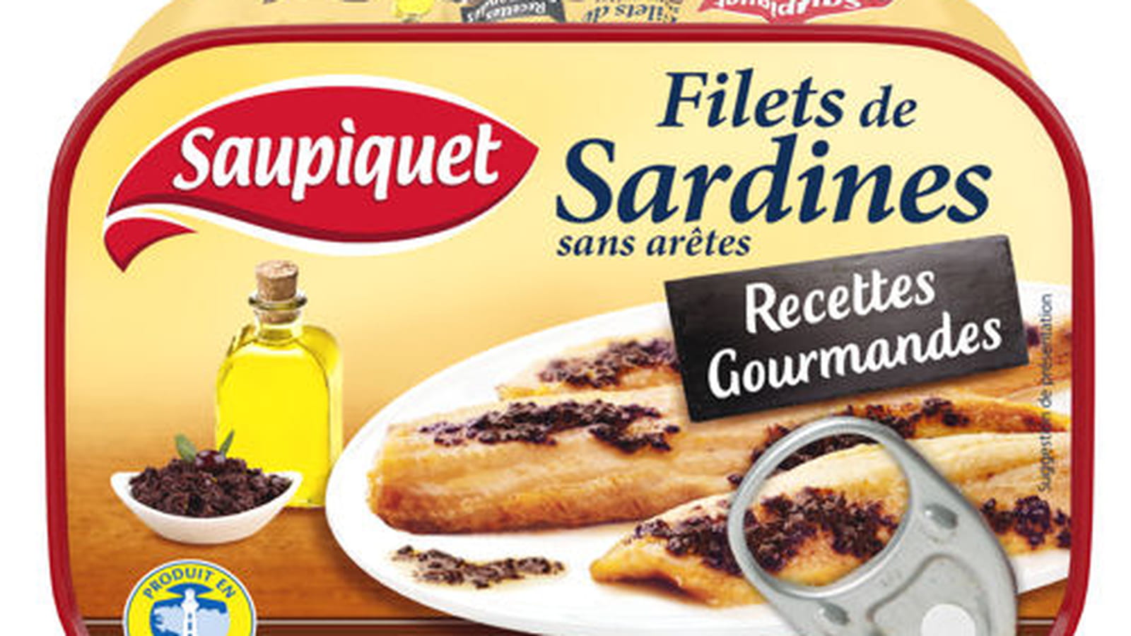 Filets de sardines à la tapenade de Saupiquet
