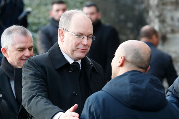 Le prince Albert II de Monaco pr&eacute;sent &agrave; Drieux pour le d&eacute;c&egrave;s du comte de Paris