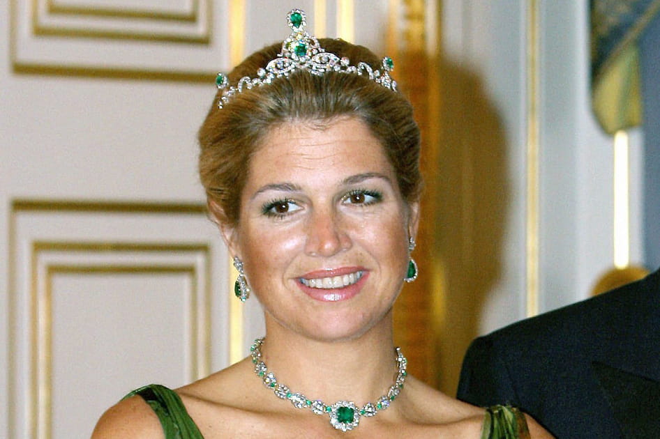 Le fard &agrave; paupi&egrave;res vert de M&aacute;xima des Pays-Bas