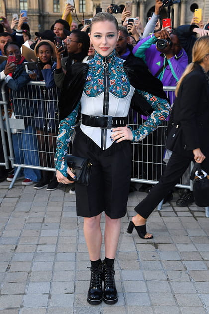 Chlo&euml; Grace Moretz au d&eacute;fil&eacute; Louis Vuitton