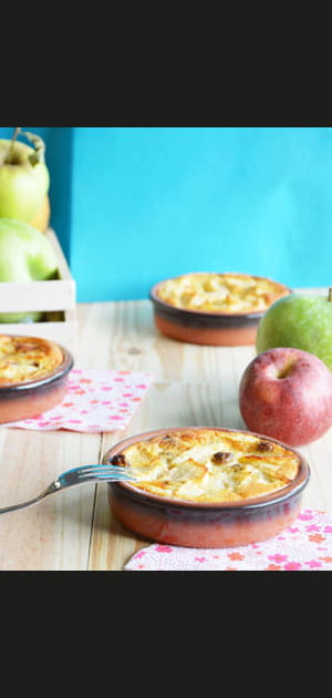 G&acirc;teau l&eacute;ger aux pommes et &agrave; la vanille