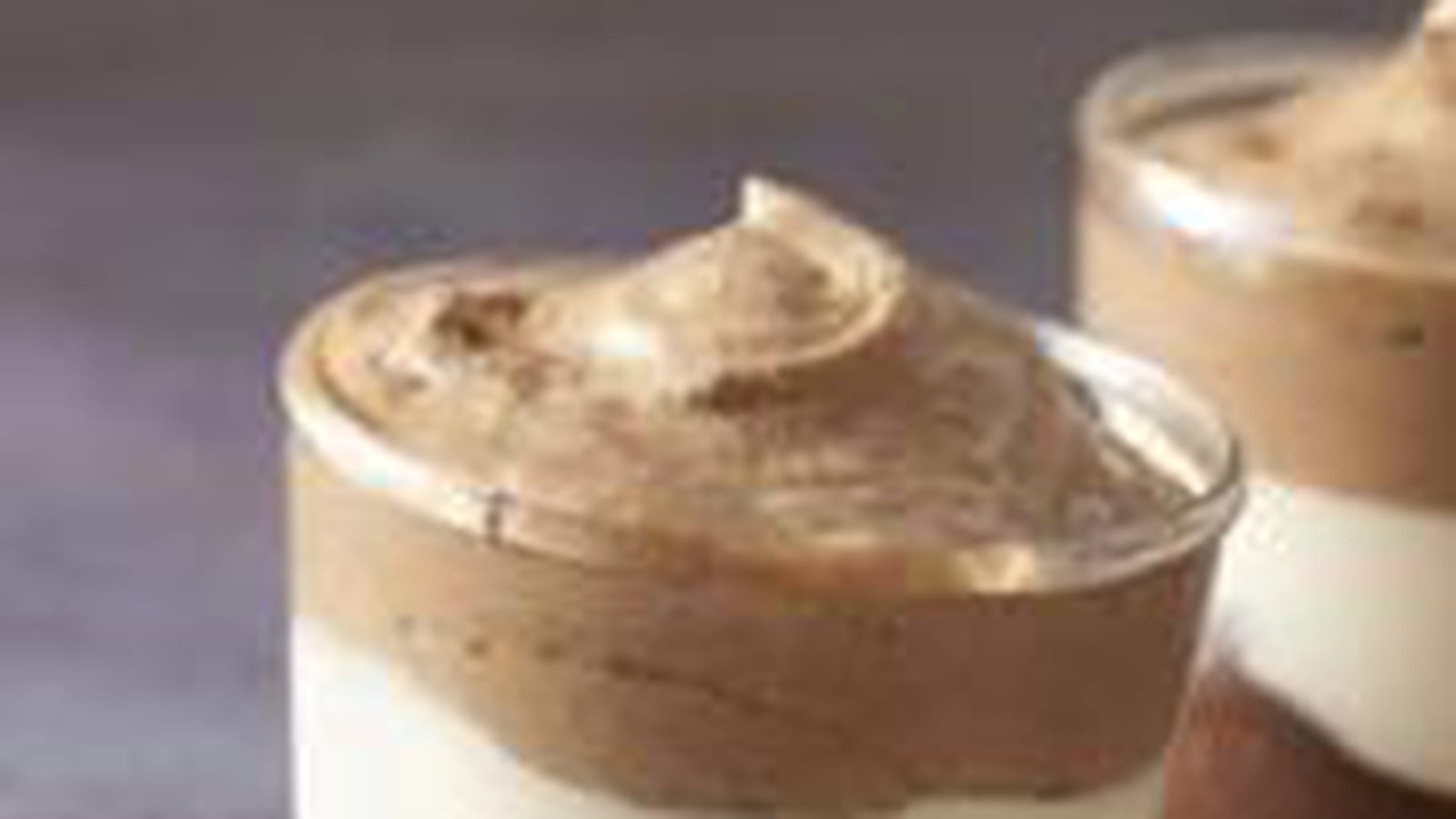 Verrine aux trois chocolats