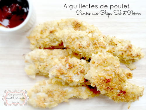 Aiguillettes de poulet panées aux chips sel et poivre