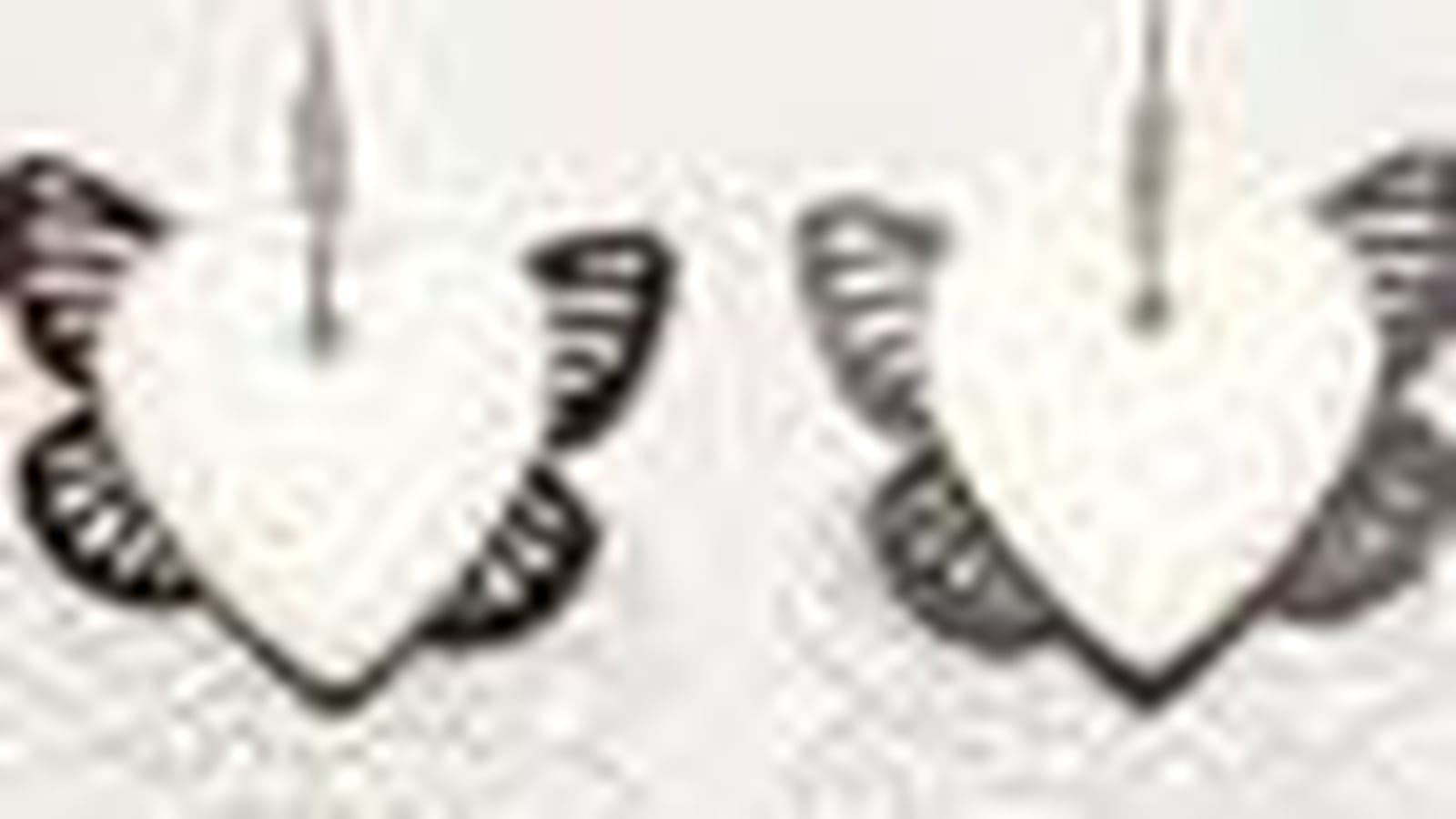 Boucles d'oreilles papillon