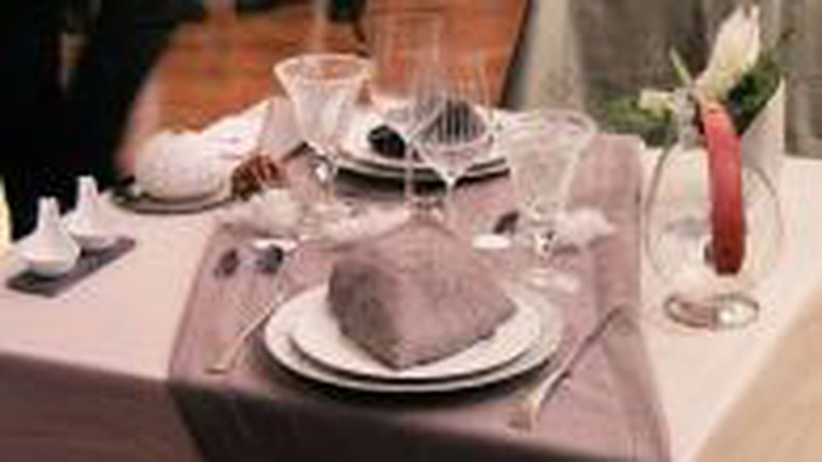 Table Gastronomie enneigée