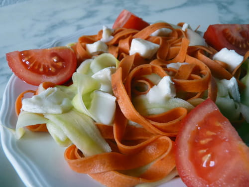 Tagliatelles aux couleurs de l'Italie