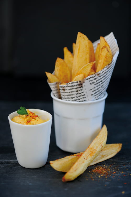 Patatas bravas aux deux piments