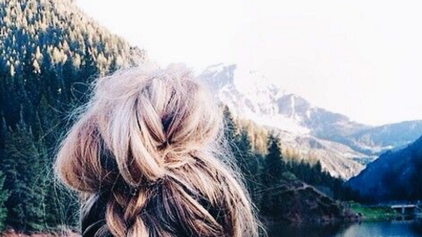 Chignon loose tressé