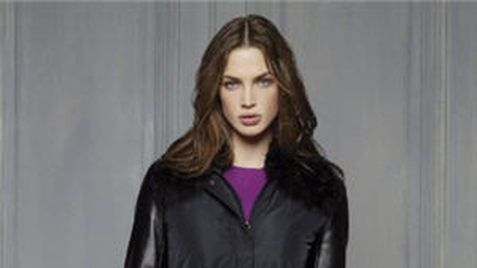 Jupe noire fendue de Longchamp