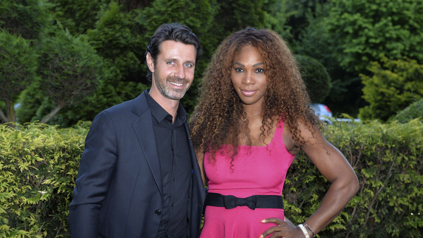 Serena Williams et Patrick Moratoglu