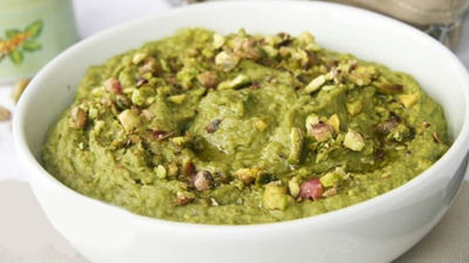 Houmous à la pistache