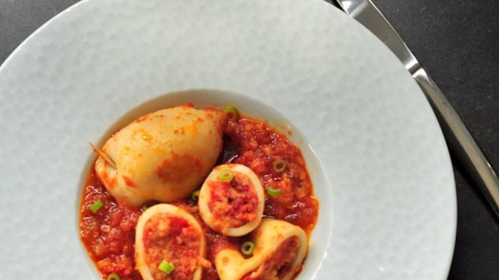 Calamars farcis à la portugaise