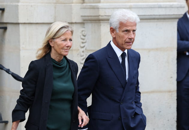 Claire Chazal accompagn&eacute;e aux obs&egrave;ques de Nicolas Altmayer