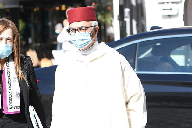 L'ambassadeur du Maroc en France Chakib Benmoussa aux obsèques d'Hermine de Clermont-Tonnerre