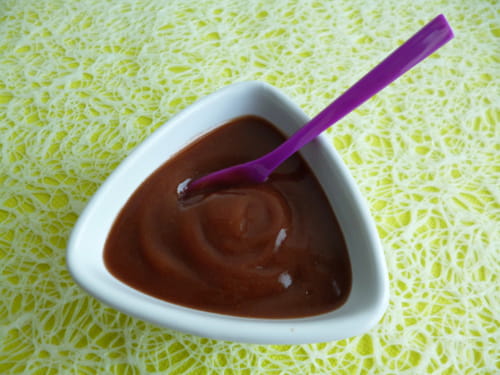 Crème dessert au sirop d'agave et au chocolat