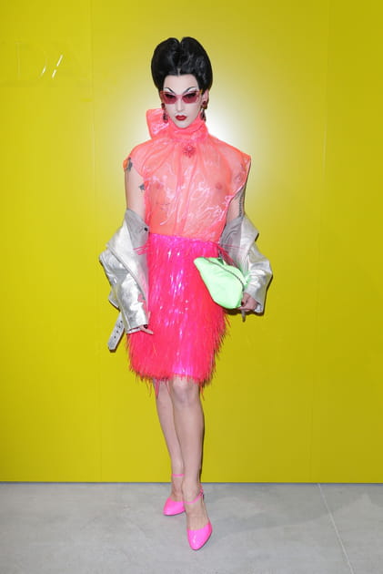Violet Chachki au d&eacute;fil&eacute; Prada